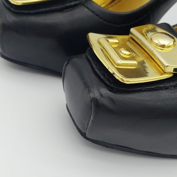 Nine West Square Toe Heels sz 8M - Picture 2 of 14